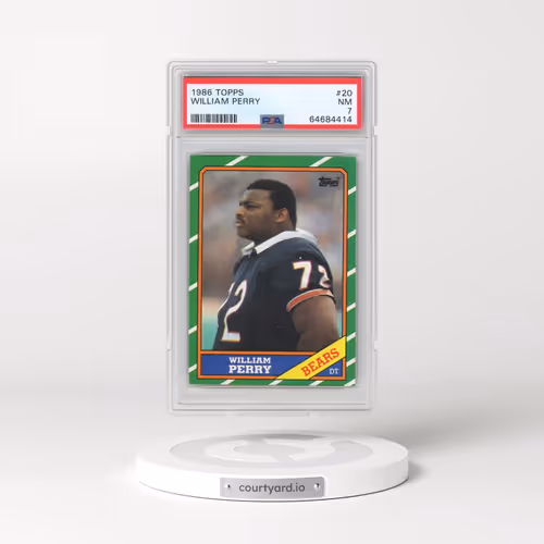 1986 Topps #20 William Perry (PSA 7 NM)