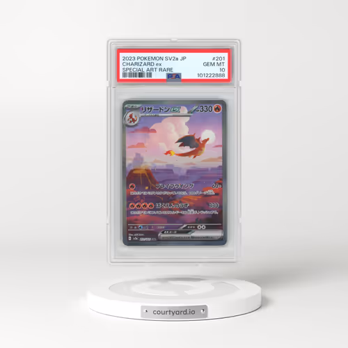 2023 Pokémon Sv2a-Pokemon 151 #201 Charizard EX - Holo Special Art Rare (PSA 10 GEM MINT)