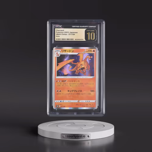 2021 VMAX Climax #017/184 Charizard - Line Holo (CGC 10 PRISTINE)