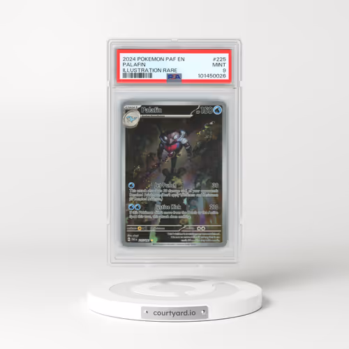2024 Pokémon Paf EN-Paldean Fates #225 Palafin - Illustration Rare (PSA 9 MINT)