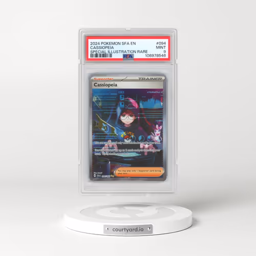2024 Pokémon Sfa EN-Shrouded Fable #094 Cassiopeia - Special Illustration Rare (PSA 9 MINT)