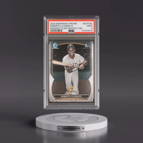 2023 Bowman Chrome Prospects #BCP252 Roberto Clemente - Retrofractor (PSA 9 MINT)