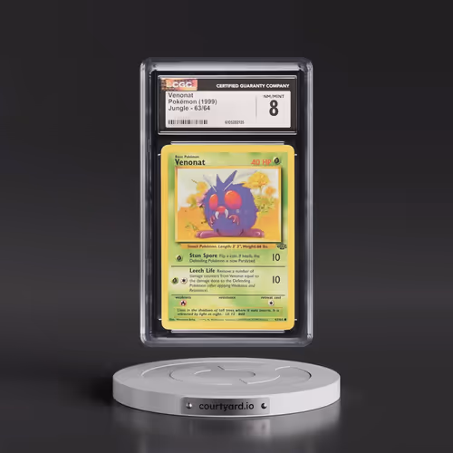 1999 Jungle #63/64 Venonat (CGC 8 NM-MT)