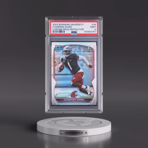 2022 Bowman University Chrome Prospects #34 Cameron Ward - Refractor (PSA 9 MINT)