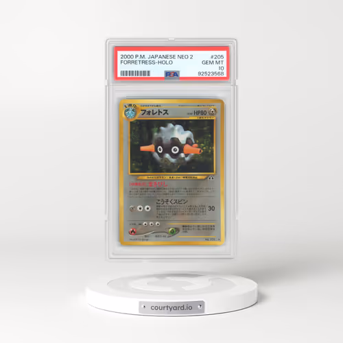 2000 Japanese Neo 2 #205 Forretress - Holo (PSA 10 GEM MINT)