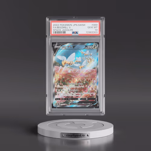2022 Pokémon Sword & Shield Space Juggler #069 Beedrill V - Holo Full Art (PSA 10 GEM MINT)
