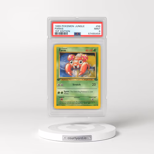 1999 Pokémon Jungle #59 Paras - 1st Edition (PSA 9 MINT)