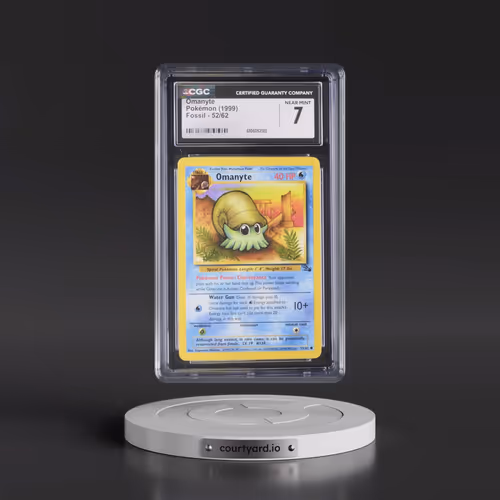 1999 Fossil #52/62 Omanyte (CGC 7 NM)