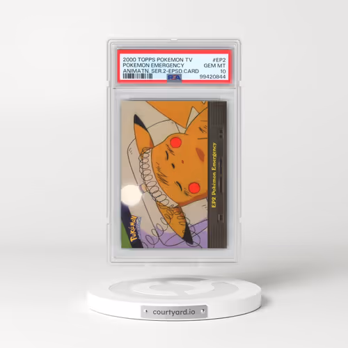 2000 Topps Pokémon TV Animation Series 2 Episode Cards #EP2 Pokemon Emergency (PSA 10 GEM MINT)