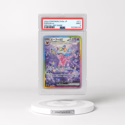 2024 Pokémon Sv8a-Terastal Fest EX #211 Espeon EX - Holo Special Art Rare (PSA 9 MINT)