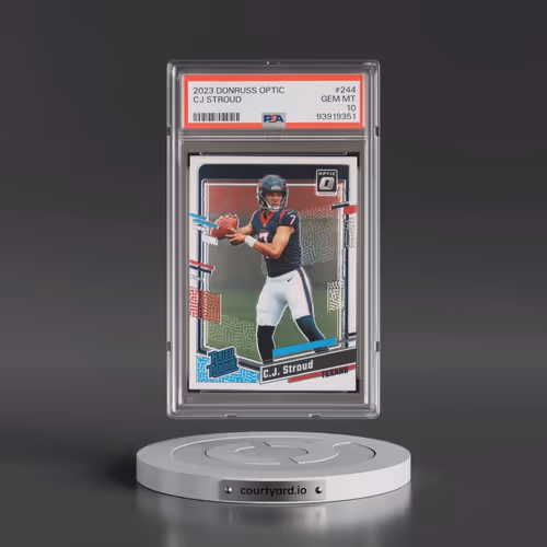 2023 Panini Donruss Optic #244 CJ Stroud (PSA 10 GEM MINT)