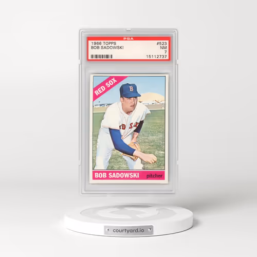 1966 Topps #523 Bob Sadowski (PSA 7 NM)