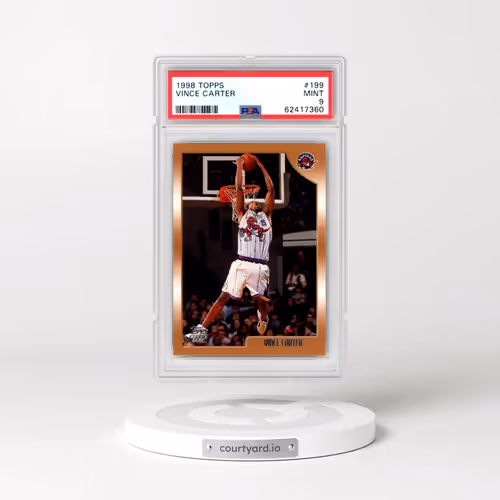 1998 Topps #199 Vince Carter (PSA 9 MINT)