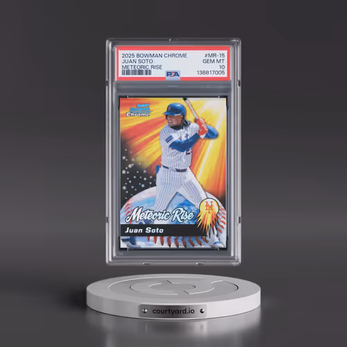 2025 Bowman Chrome Meteoric Rise #MR-15 Juan Soto (PSA 10 GEM MINT)