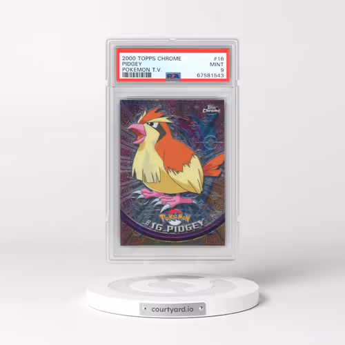 2000 Topps Chrome Pokémon T.V. #16 Pidgey (PSA 9 MINT)