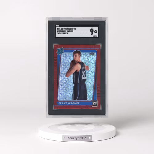 2021 Donruss Optic #185 Franz Wagner - Choice Prizm (SGC 9 MINT)