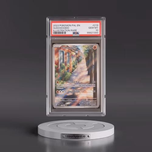 2023 Pokémon Pal EN-Paldea Evolved #219 Sudowoodo - Illustration Rare (PSA 10 GEM MINT)