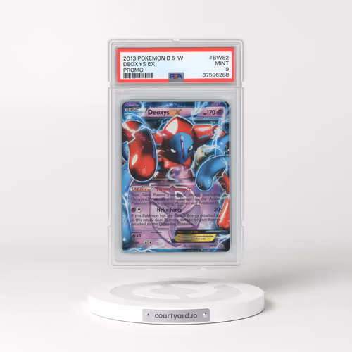2013 Pokémon Black & White Promo #BW82 Deoxys EX - Holo (PSA 9 MINT)
