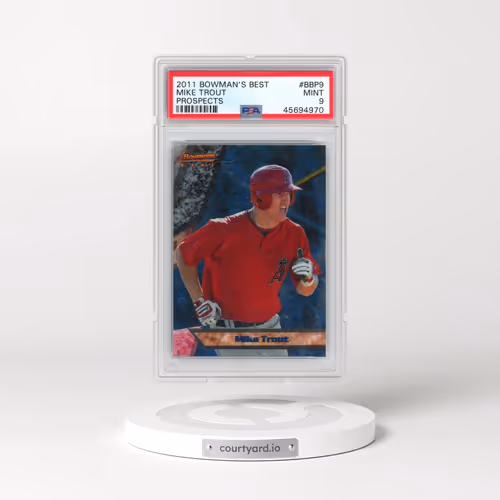 2011 Bowman's Best Prospects #BBP9 Mike Trout (PSA 9 MINT)
