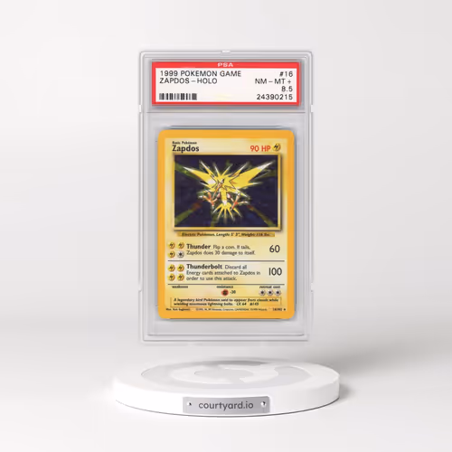 1999 Pokémon Game #16 Zapdos - Holo (PSA 8.5 NM-MT+)