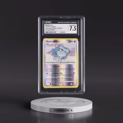 2007 Diamond & Pearl #91/130 Misdreavus - Reverse Holo (CGC 7.5 NM+)