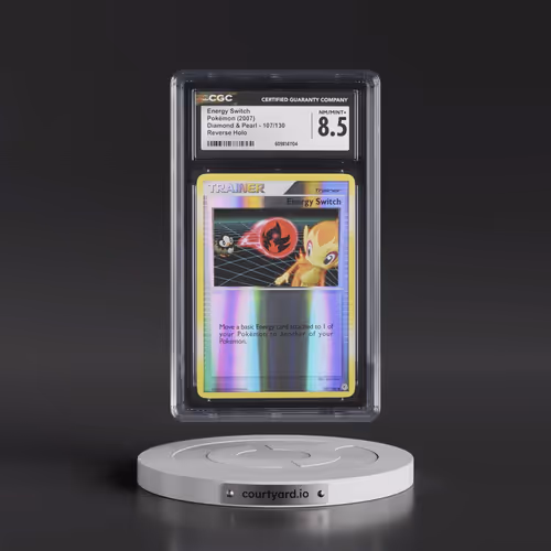 2007 Diamond & Pearl #107/130 Energy Switch - Reverse Holo (CGC 8.5 NM-MT+)