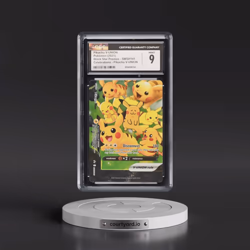 2021 Pokémon Swsh Black Star Promo #141 Pikachu V-Union - Celebrations Collection (CGC 9 MINT)