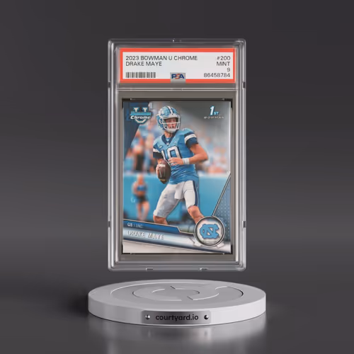 2023 Bowman University Chrome #200 Drake Maye (PSA 9 MINT)