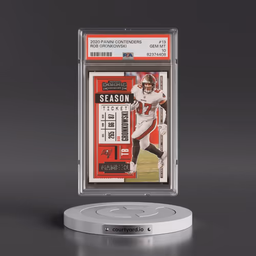 2020 Panini Contenders #13 Rob Gronkowski (PSA 10 GEM MINT)