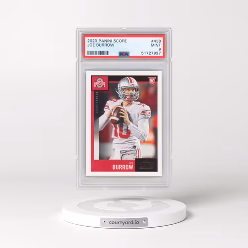2020 Panini Score #438 Joe Burrow (PSA 9 MINT)