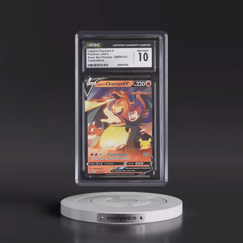 2017 Black Star Promos - Sword & Shield #SWSH133 Lance's Charizard V - Celebrations (Holo) (CGC 10 G