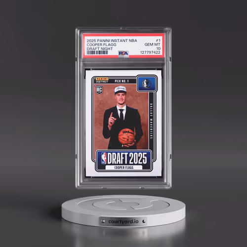 2025 Panini Instant NBA Draft Night #1 Cooper Flagg (PSA 10 GEM MINT)