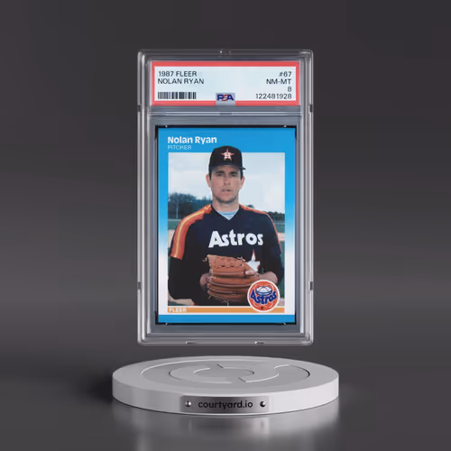 1987 Fleer #67 Nolan Ryan (PSA 8 NM-MT)