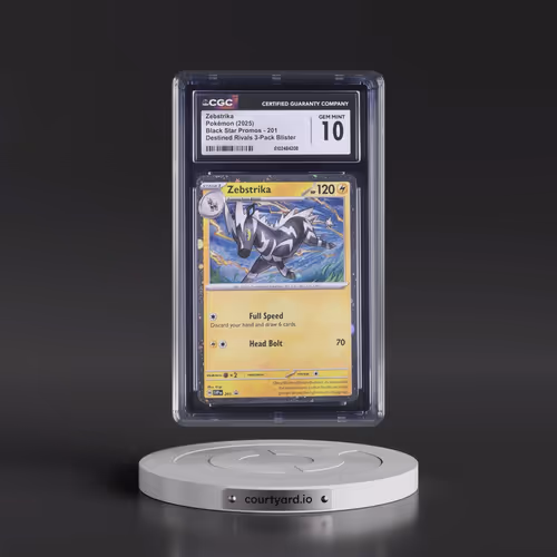 2023 Black Star Promos - Scarlet & Violet SVP EN #201 Zebstrika - Destined Rivals 3-Pack Blister (Co