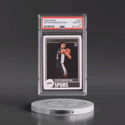 2023 Panini NBA Hoops #298 Victor Wembanyama (PSA 10 GEM MINT)