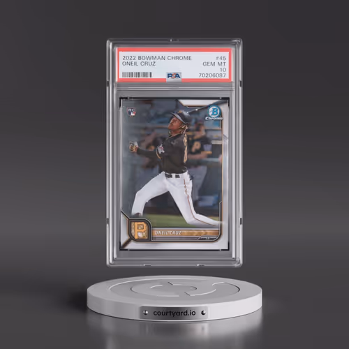 2022 Bowman Chrome #45 Oneil Cruz (PSA 10 GEM MINT)