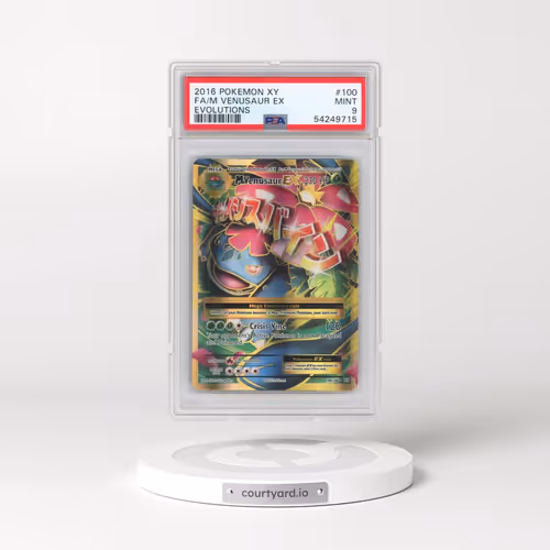 2016 Pokémon XY Evolutions #100 M Venusaur EX - Holo Full Art (PSA 9 MINT)
