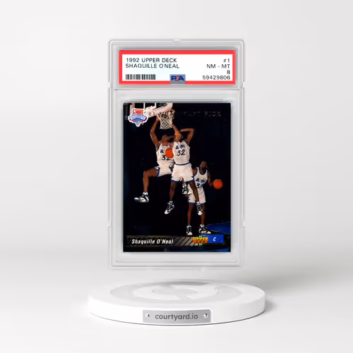 1992 Upper Deck #1 Shaquille O'Neal (PSA 8 NM-MT)