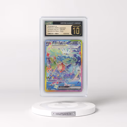 2024 Pokémon Sv8a-Terastal Fest EX #226 Terapagos EX - Holo Special Art Rare (CGC 10 PRISTINE)