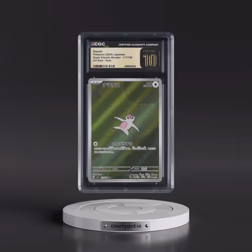 2024 Pokémon SV8-Super Electric Breaker #117 Slakoth - Art Rare (CGC 10 PRISTINE)