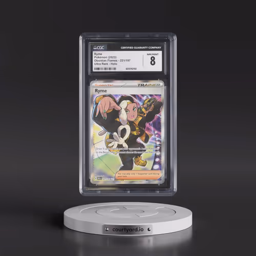 2023 Obsidian Flames - OBF EN #221/197 Ryme - Ultra Rare Holo (CGC 8 NM-MT)