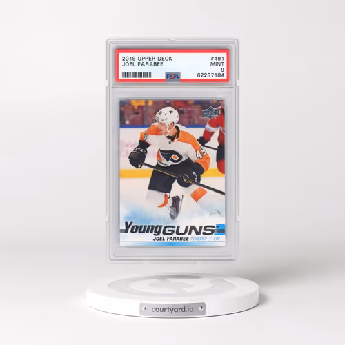 2019 Upper Deck #491 Joel Farabee (PSA 9 MINT)
