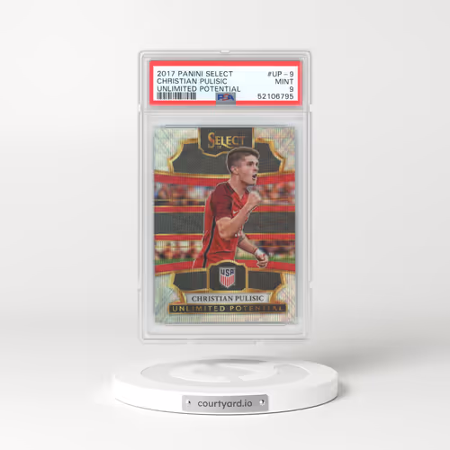 2017 Panini Select #UP-9 Christian Pulisic - Unlimited Potential (PSA 9 MINT)