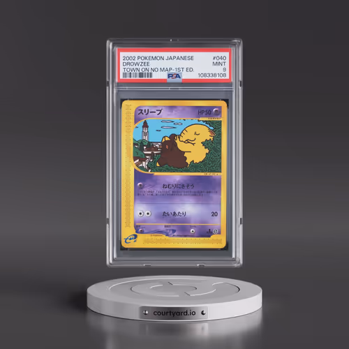 2002 Pokémon the Town on No Map #040 Drowzee - 1st Edition (PSA 9 MINT)