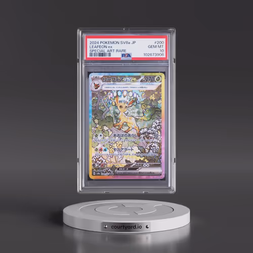 2024 Pokémon Sv8a-Terastal Fest EX #200 Leafeon EX - Holo Special Art Rare (PSA 10 GEM MINT)
