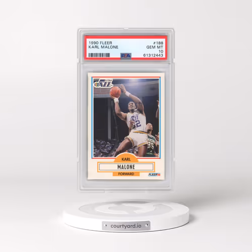 1990 Fleer #188 Karl Malone (PSA 10 GEM MINT)