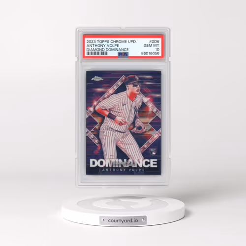 2023 Topps Chrome Update Diamond Dominance #DD6 Anthony Volpe (PSA 10 GEM MINT)