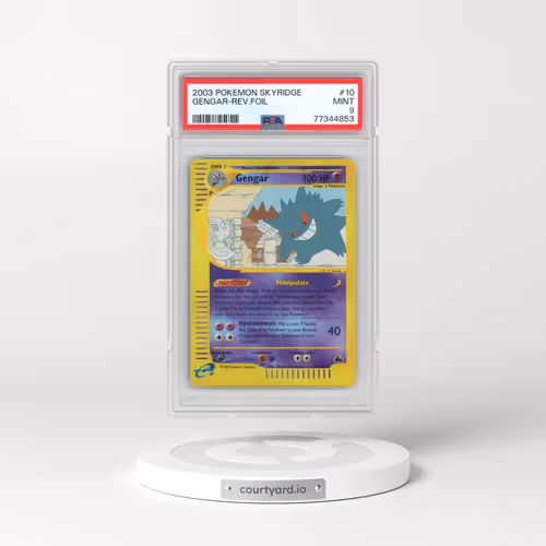 2003 Pokémon Skyridge #10 Gengar - Reverse Foil (PSA 9 MINT)