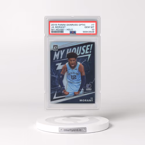 2019 Panini Donruss Optic My House! #7 Ja Morant - Holo (PSA 10 GEM MINT)