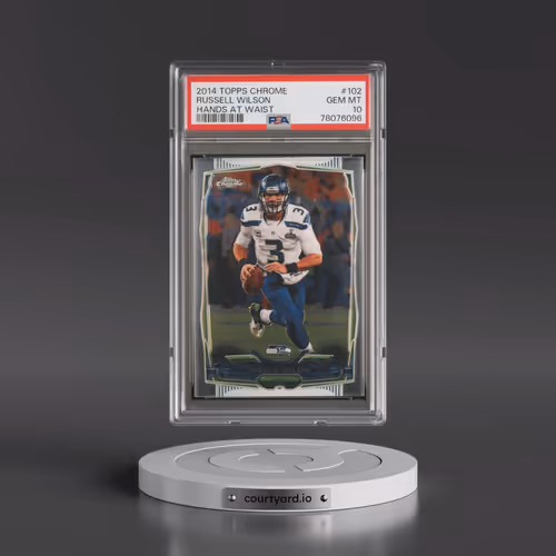 2014 Topps Chrome #102 Russell Wilson - Hands at Waist (PSA 10 GEM MINT)